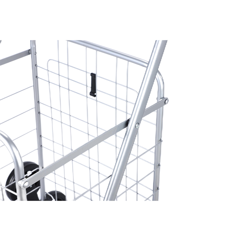 Folding Metal Cart With Wheels